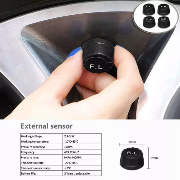 TPMS Tyre Pressure Monitoring System Sensor for Accurate Tire Checks