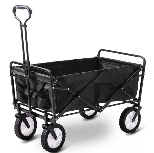 Collapsible Wagon Trolley Foldable Hand Truck for Camping and Heavy-Duty Tasks