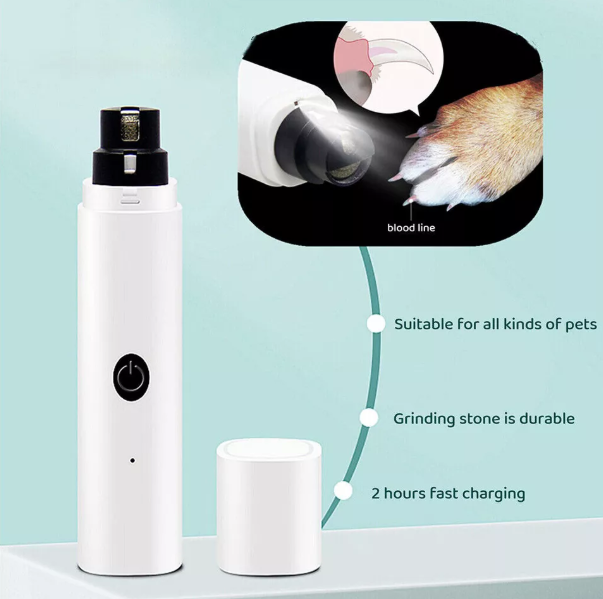 Nail Trimmer for Dogs and Cats – Safe and Easy Claw Grinder