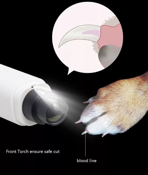 Nail Trimmer for Dogs and Cats – Safe and Easy Claw Grinder