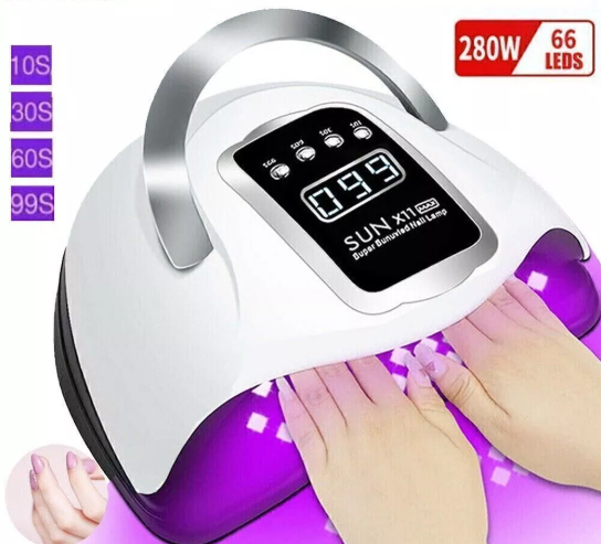 UV LED Nail Lamp for Gel Manicure, Nail Dryer, and Polish Light - Sun UV Lamp for Gel Nails