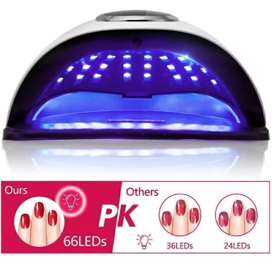 UV LED Nail Lamp for Gel Manicure, Nail Dryer, and Polish Light - Sun UV Lamp for Gel Nails