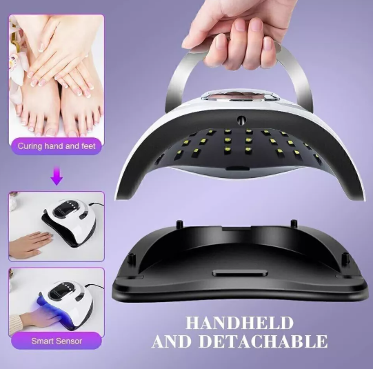 UV LED Nail Lamp for Gel Manicure, Nail Dryer, and Polish Light - Sun UV Lamp for Gel Nails