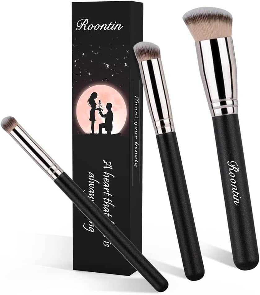 Makeup Brushes Premium Synthetic Foundation Concealer Brush 3 Pieces Sets