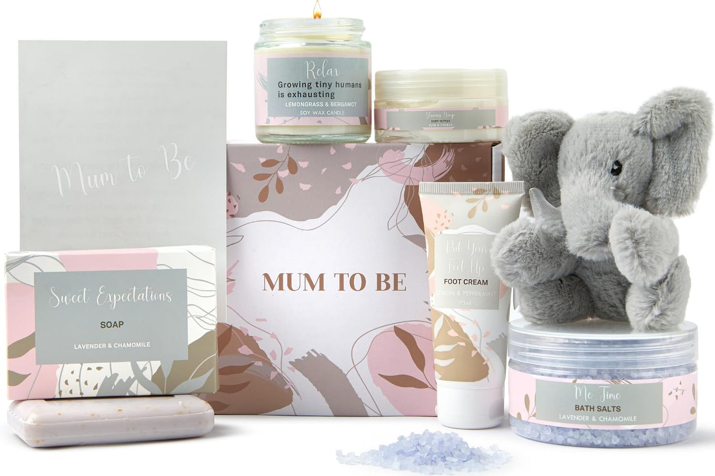 Pamper Hamper Gifts for Mums to Be - Relaxing Self Care Baby Shower Present for New Mum - Pamper Hamper Set - Blissful Spa Experience - Ultimate Beauty Hamper for Mummy and Baby