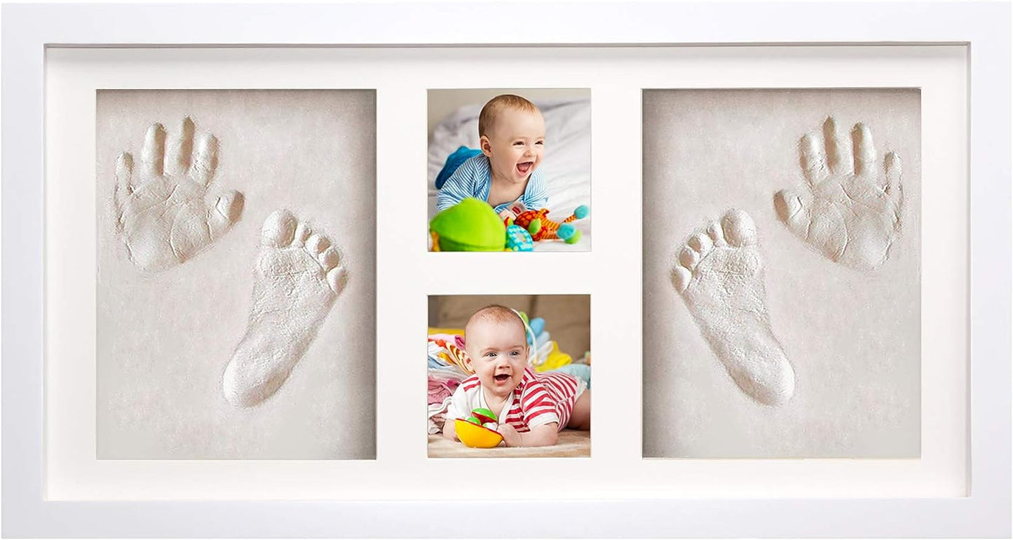 Baby Hand and Footprint Kit by . Makes a Great Gift Present for Birthdays, Christenings and Baby Showers, Newborn Baby Keepsake Frames