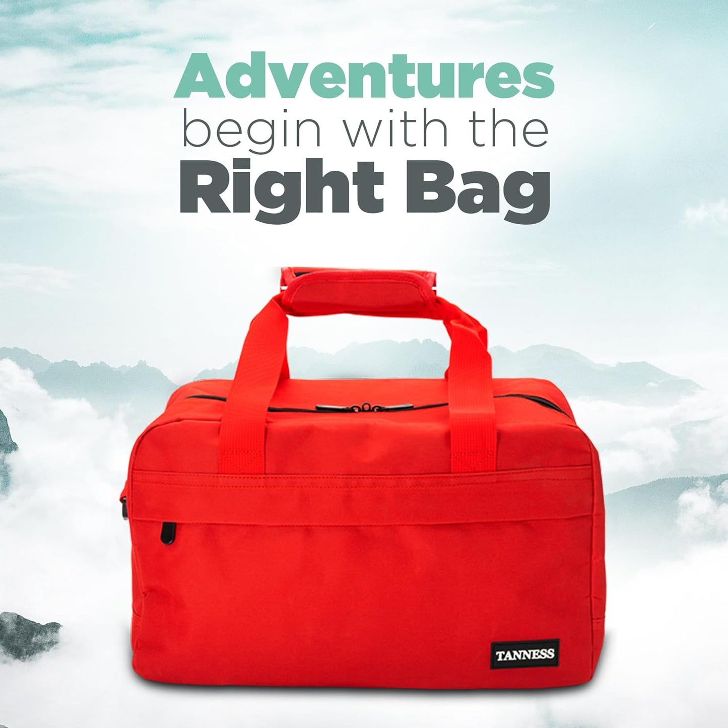 Ryanair Cabin Bags 40X20X25 with Adjustable Shoulder Strap | Cabin Bag, Travel Bag, under Seat Cabin Bag, Hand Luggage Bag, Carry on Bag | Ryanair Cabin Bags, Holdall Bag, 40X20X25 Cabin Bag
