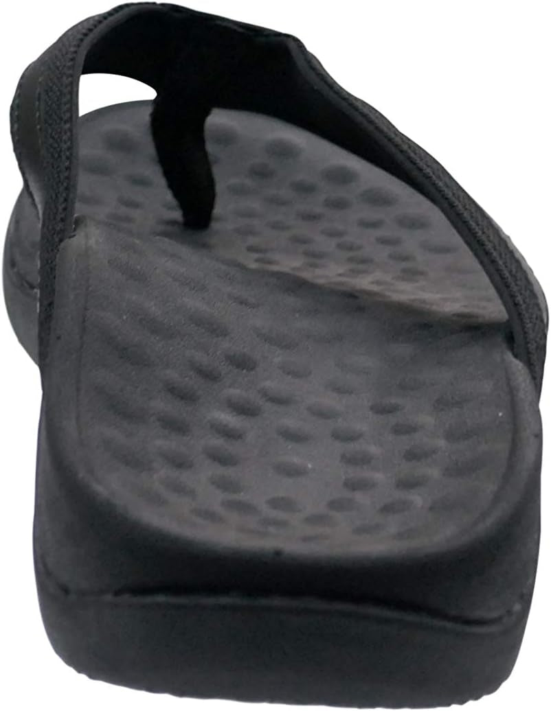 Orthotic Sandals. Plantar Fasciitis Relief with Built in Arch Support & Heel Cup. Lighweight & Comfortable. Black.