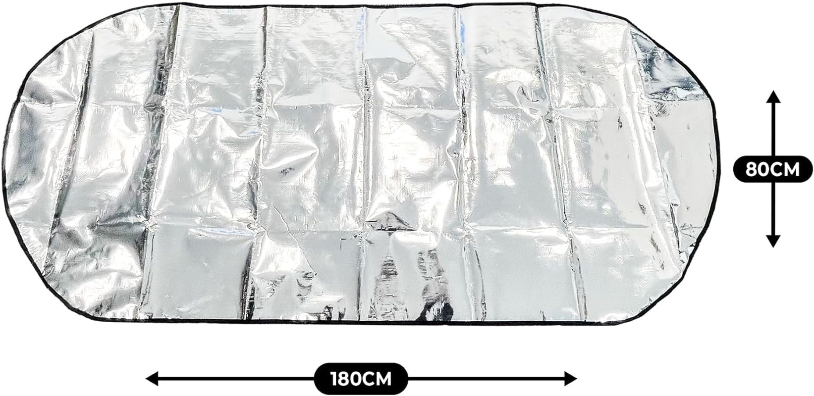 Windscreen Protection Foil Cover for Winter and Summer Protects against Snow/Sun/Frost/Ice... (Large - 180 X 80 Cm)