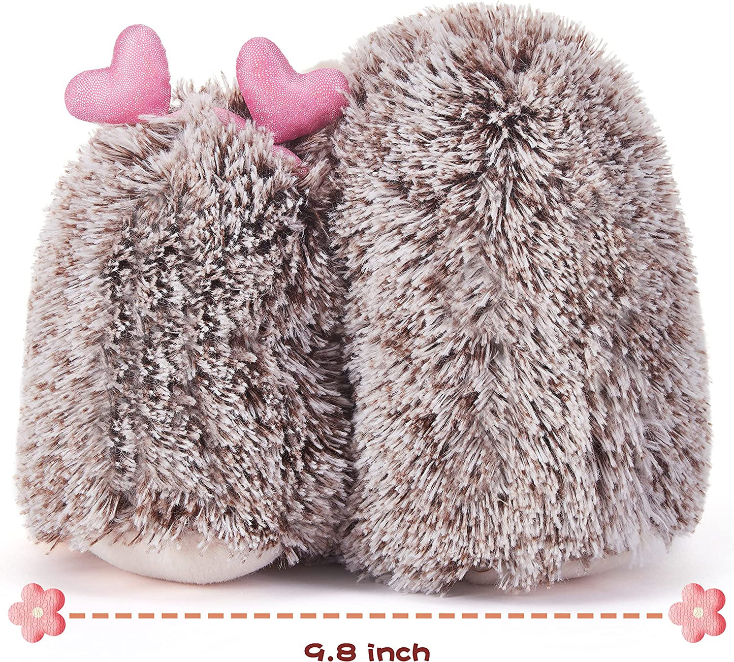 Hedgehog Stuffed Animal Plush Toy Holding Heart with Love Heart,Pair of Cute 20Cm Plushie Soft Small Toy,Valentine’S Day Gifts for Girlfriend