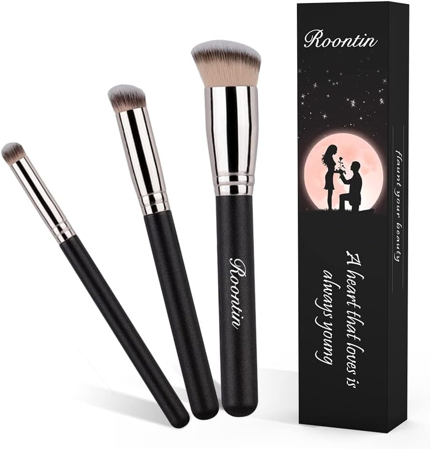 Makeup Brushes Premium Synthetic Foundation Concealer Brush 3 Pieces Sets
